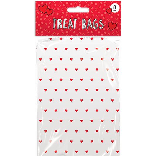 Valentine's Day Treat Bags - 8 Pack
