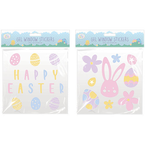 Easter Gel Window Stickers - Assorted