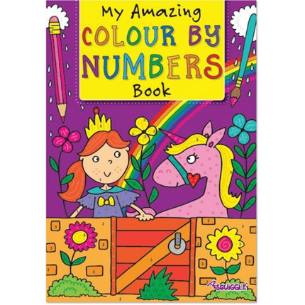 A4 Colour By Numbers Book - Assorted