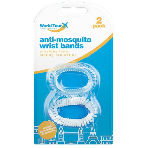 Travel Anti Mosquito Wrist Bands - 2 Pack