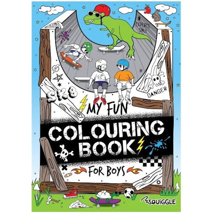 A4 Colouring Fun For Boys Colouring Book