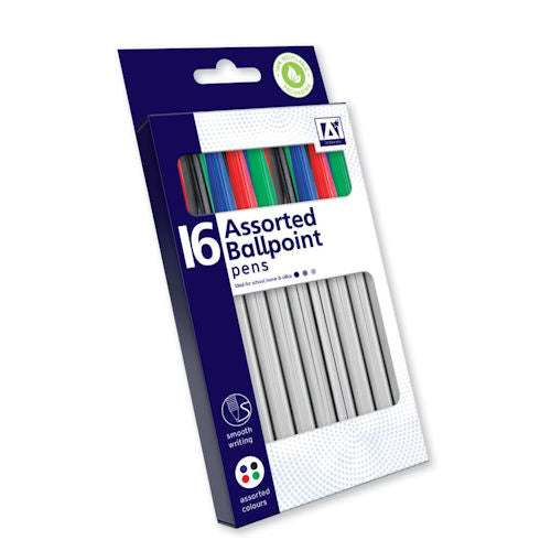 Ballpoint Pens - 16 Pack