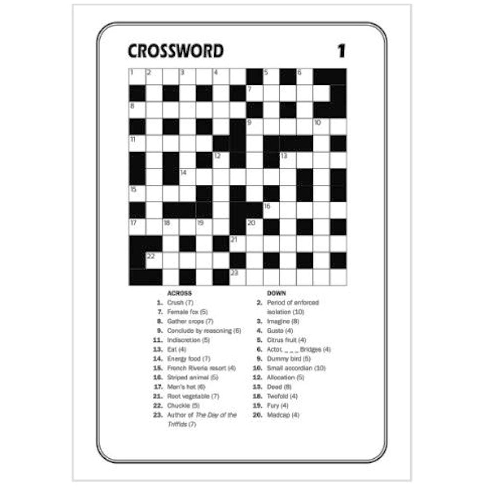 A5 Crossword Book 2 Pack