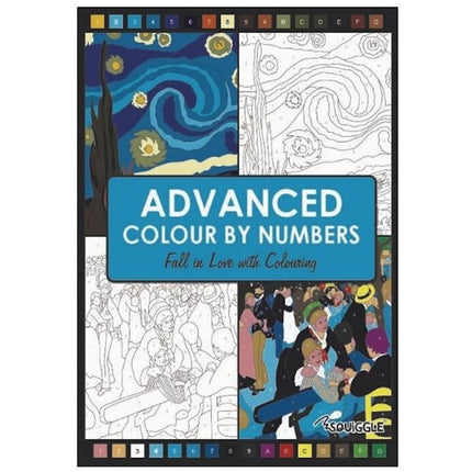 A4 Advanced Colour By Numbers Book