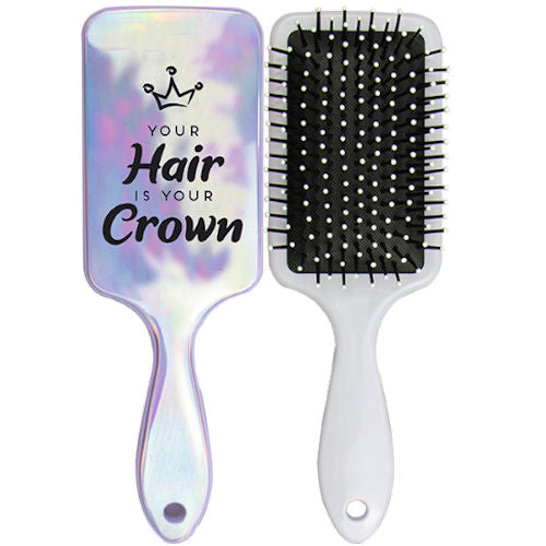 Iridescent Paddle Hair Brush