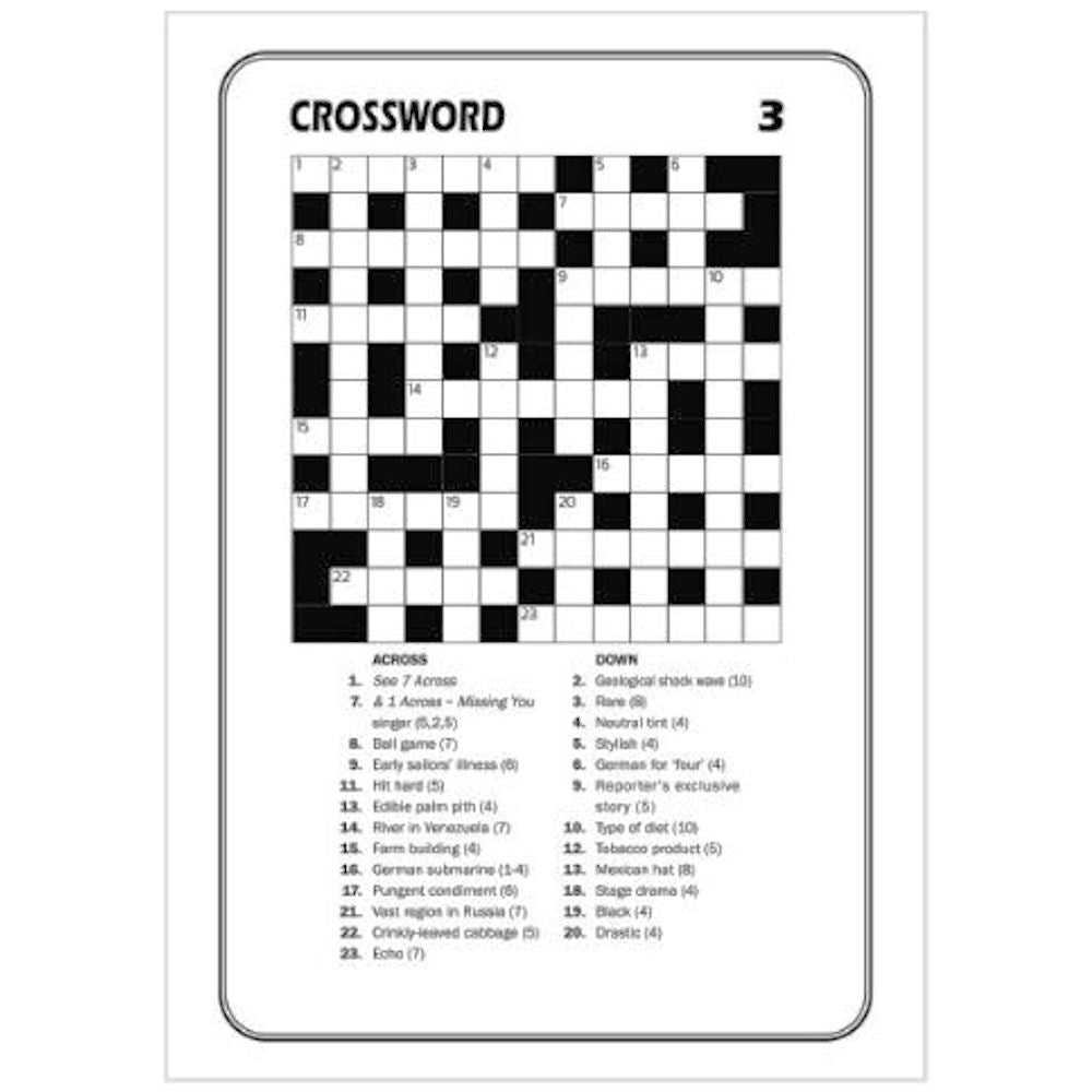 A5 Crossword Book 2 Pack