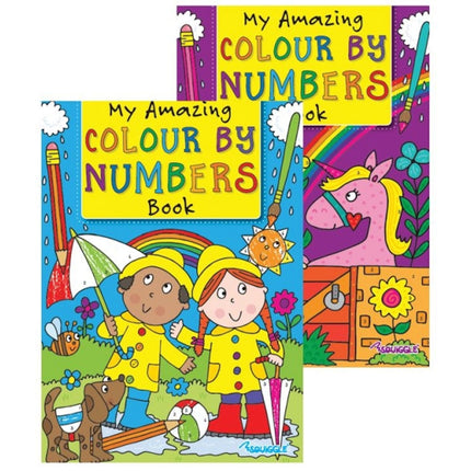 A4 Colour By Numbers Book - Assorted