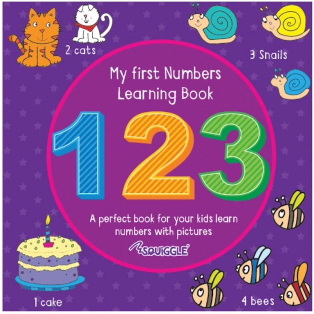 My First ABC 123 Learning Book - Assorted Educational Content Fun Learning Activities Vibrant
