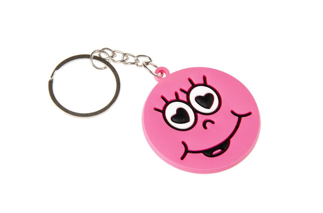 Happy Face Keychains - 6 Pack