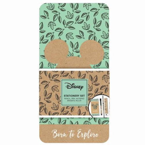 Disney Mickey Floral Stationery Set