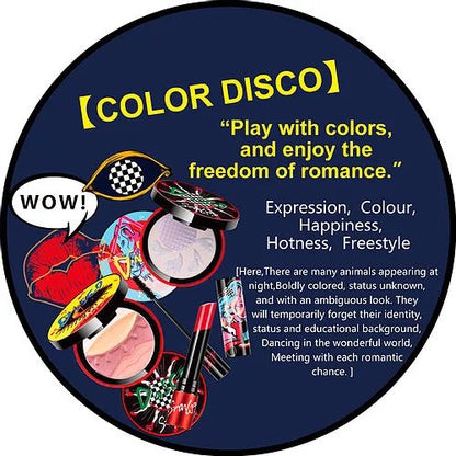 Starway Disco Ice Cream Pressed Powder - Cocoa Natural Face Makeup Cosmetics Beauty