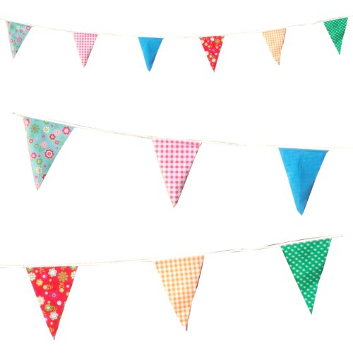 C1003 Shabby Chic Vintage 10m Triangle Bunting