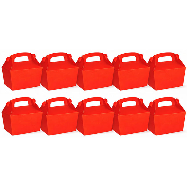 Red Treat Boxes - 10 Pack