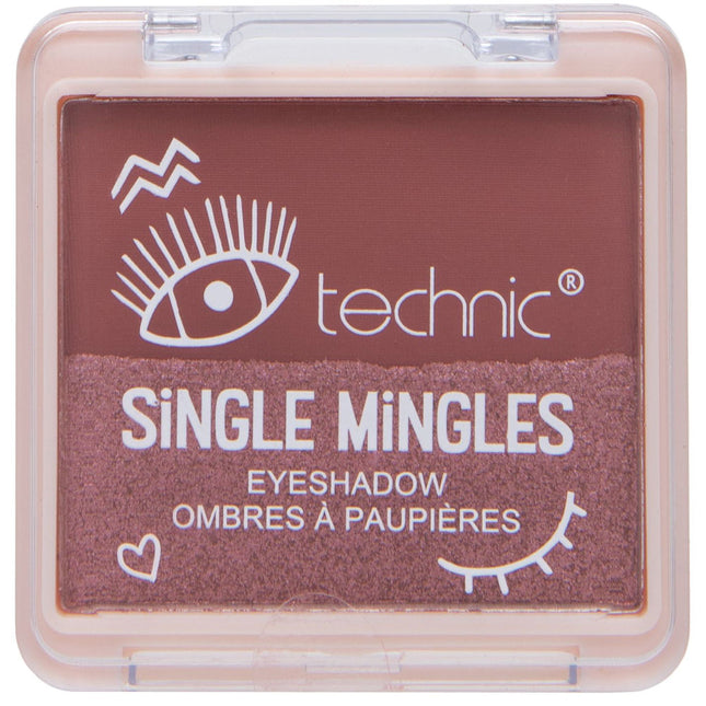 Technic Cosmetics Single Mingles Eyeshadow - Kiss Chase Pink