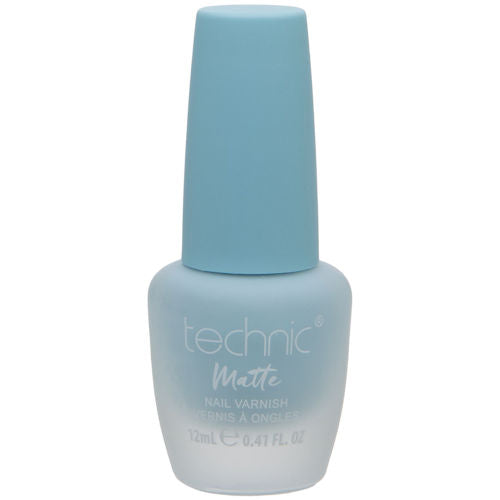 Technic Cosmetics Matte No Shine Nail Polish Pastel Blue - Matte Ocean