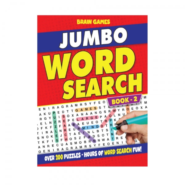 Jumbo Wordsearch Book - Large Print Puzzles for Hours of Fun and Brain-Boosting Entertainment