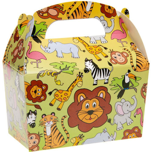 Wild Animals Small Treat Boxes - 12 Pack