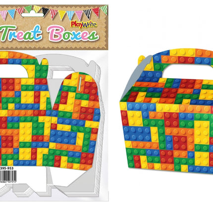 Building Bricks Treat Boxes - 10 Pack