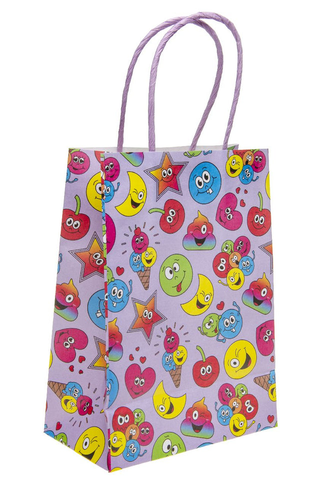 Happy Face Paper Gift Bag - Single