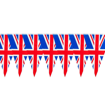 UJ002 Union Jack 7m Triangle Flag Bunting