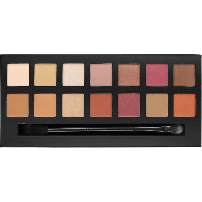 W7 Cosmetics 14 Colour Matte Shimmer Eyeshadow Palette - Delicious