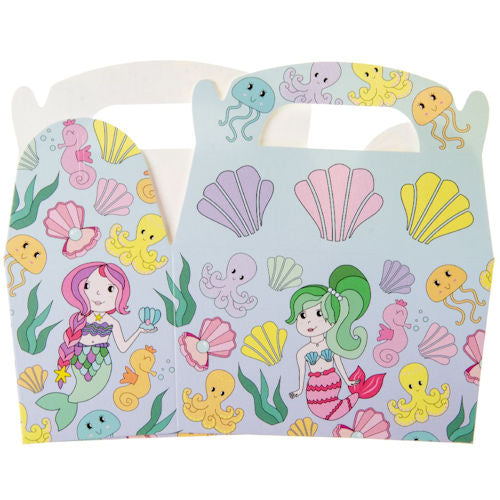 Mermaid Small Treat Boxes - 12 Pack