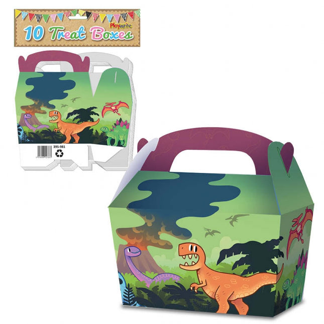 Dinosaur Treat Boxes - 10 Pack