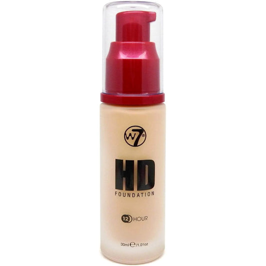 W7 Cosmetics HD Liquid Pump Face Foundation - Buff