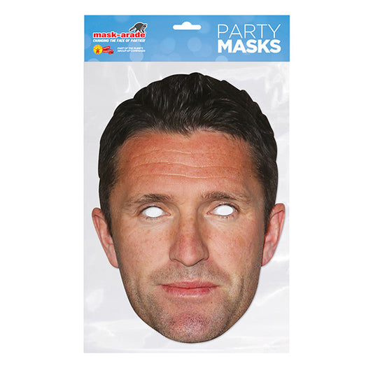 Robbie Keane Party Mask – Full Face Cardboard Mask Eye Cut-Outs Parties