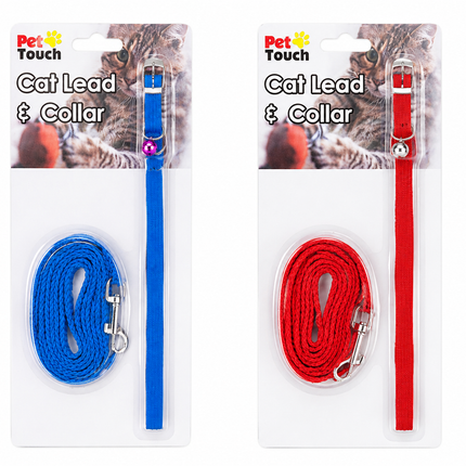 Cat Lead & Collar - (2 Assorted)