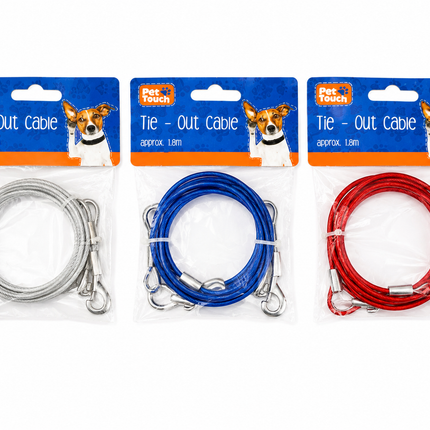 Tie - Out Cable - (3 Assorted)