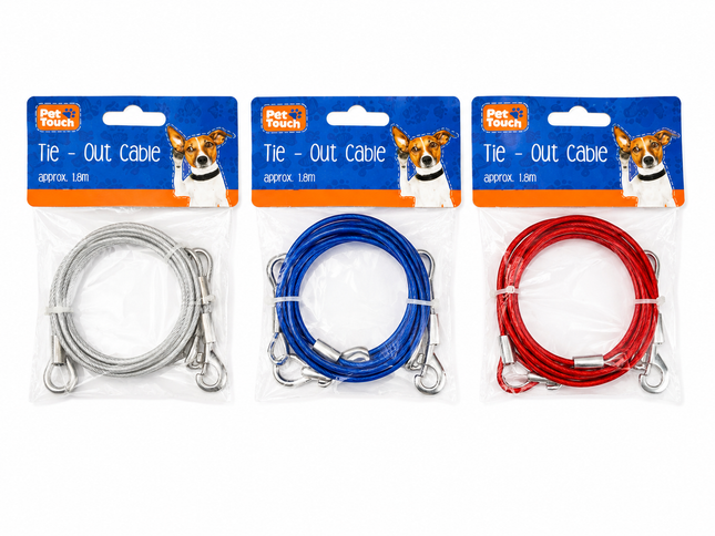 Tie - Out Cable - (3 Assorted)