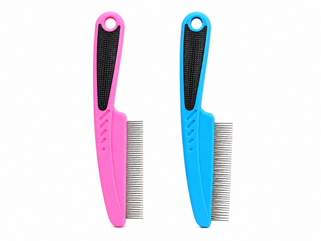 Fine & Medium Pet Comb - (2 Assorted)