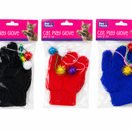 Cat Play Glove - (3 Assorted)