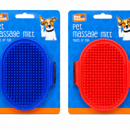 Pet Massage Mitt - (2 Assorted)