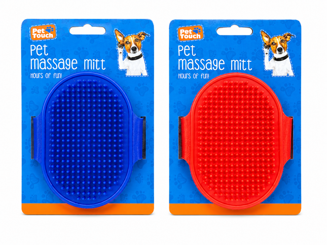 Pet Massage Mitt - (2 Assorted)