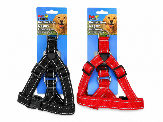 Reflective Dog Harness - (2 Assorted)