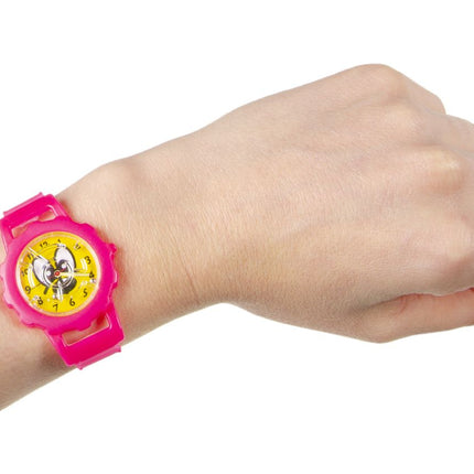 Neon Emoji Face Puzzle Watches - 6 Pack