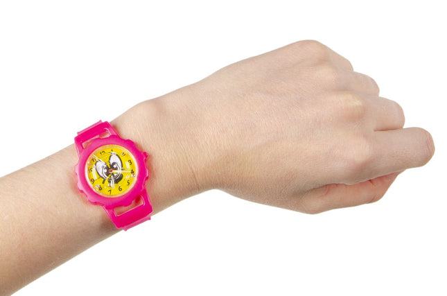 Neon Emoji Face Puzzle Watches - 6 Pack