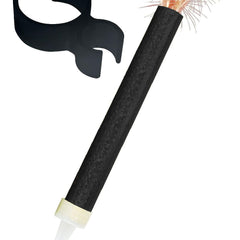 Black Sparkle Fountain Candle & Bottle Clip