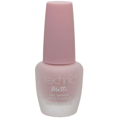 Technic Cosmetics Matte No Shine Nail Polish Pastel Pink Natural Nude - Matte Belle