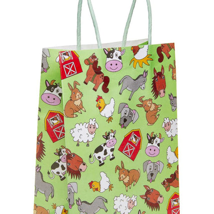 Farm Animal Paper Gift Bag - Single