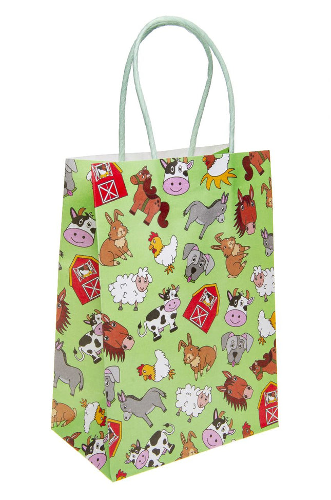 Farm Animal Paper Gift Bag - Single