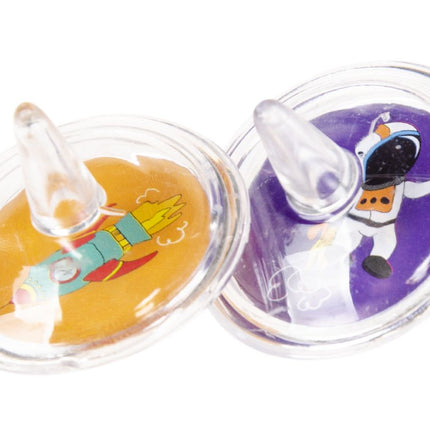 Space Spinning Tops- 12 Pack