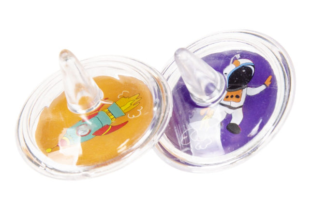 Space Spinning Tops- 12 Pack