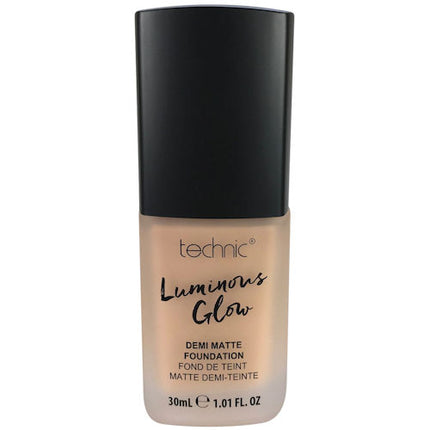 Technic Cosmetics Luminous Glow Demi Matte Medium Coverage Foundation - Honey
