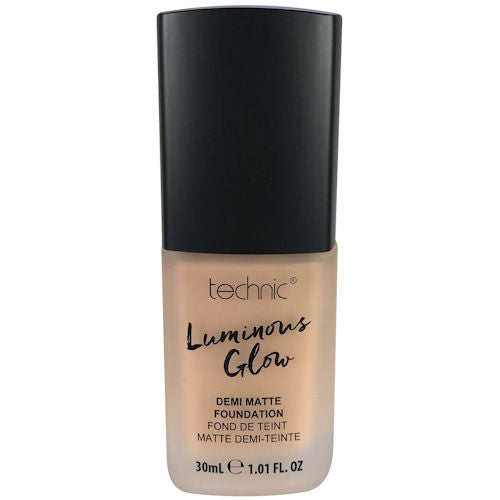 Technic Cosmetics Luminous Glow Demi Matte Medium Coverage Foundation - Honey