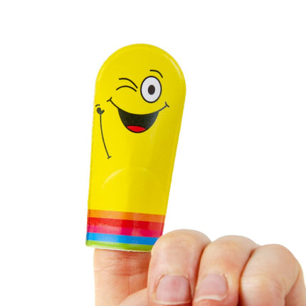 Emoji Face Finger Puppets - 6 Pack