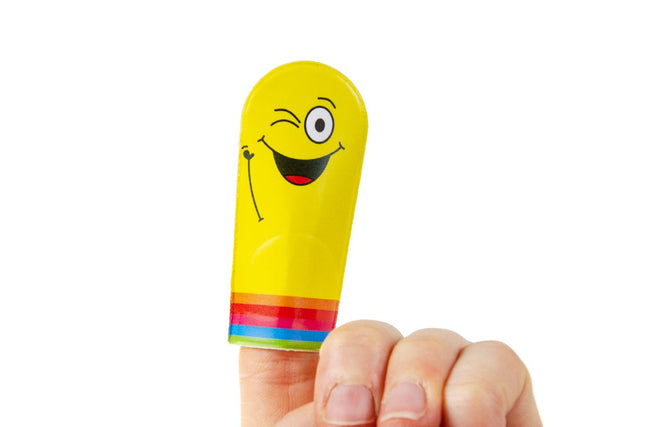 Emoji Face Finger Puppets - 6 Pack