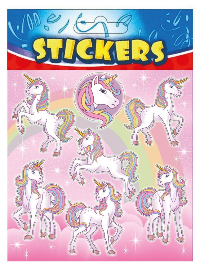 Unicorn Sticker Sheets - 6 Pack